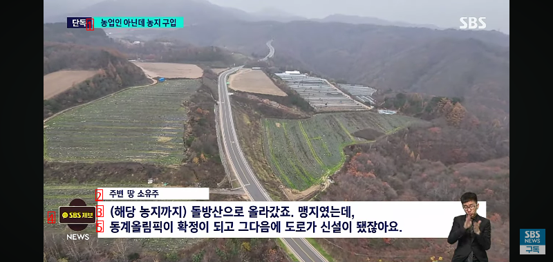 Jang Mi-ran, Vice Minister of Culture, Sports and Tourism, violated the Agricultural Law