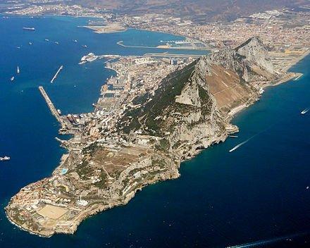 The size of the land in Gibraltar that you can see at a glance through the photo