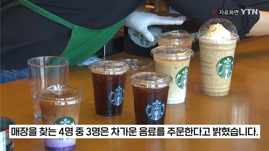 How's Korea's iced americano going these days