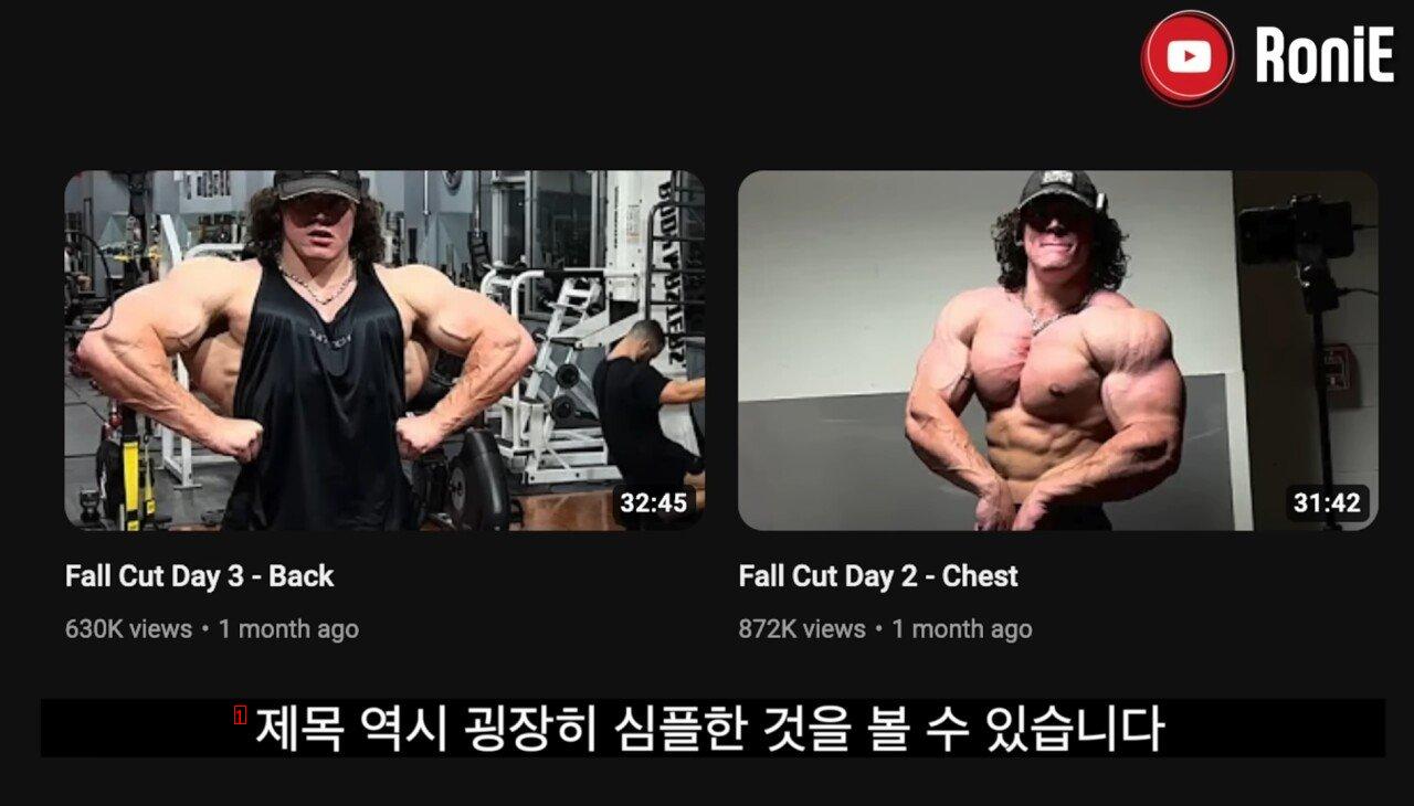 (SOUND)He's a popular fitness YouTuber overseas