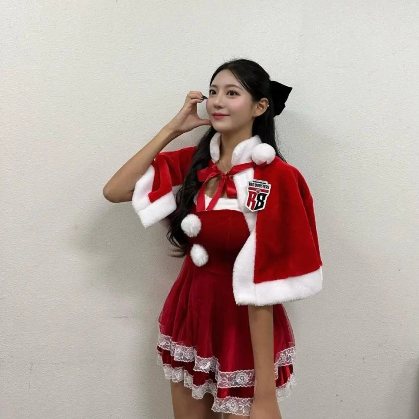 (SOUND)Cheerleader, Santa Girl, Kim Seo-in's cheerleader performance, mp4
