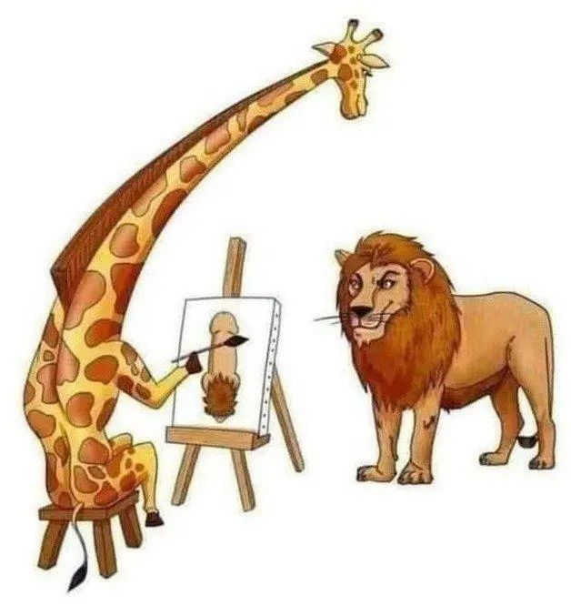 Why did you draw a lion like this