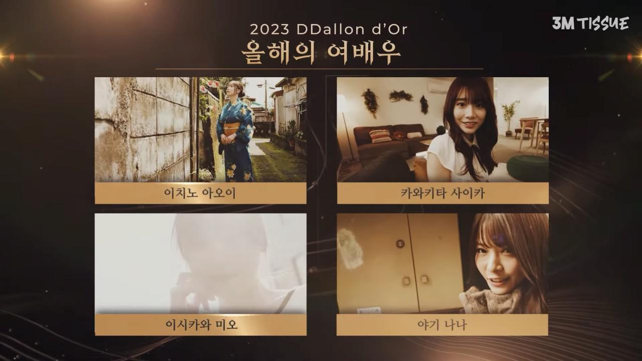 2023 Dallon d'Or Actress of the Year and various winners