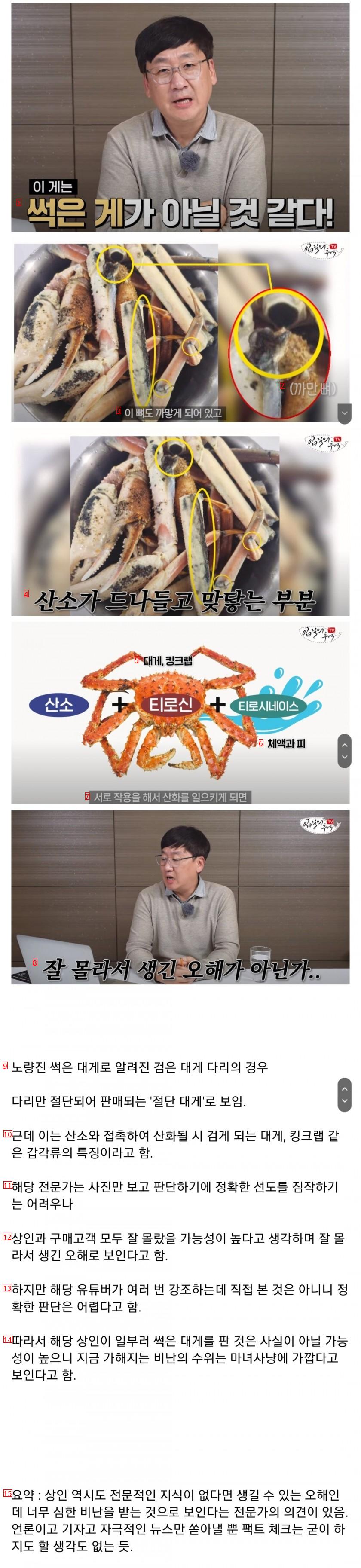 Noryangjin Rotten Snow Crab Case Latest Updates