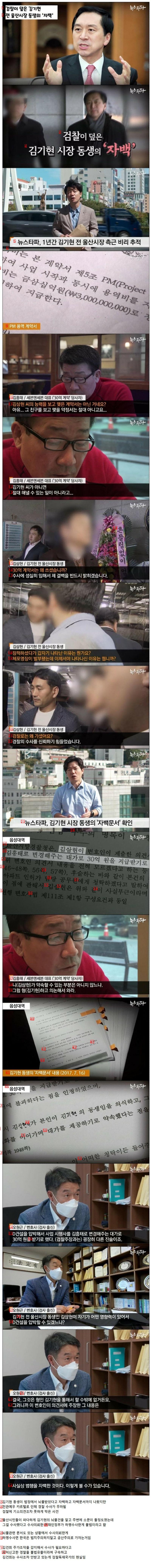 Summary of Kim Ki-hyun's Intervention in Ulsan Election