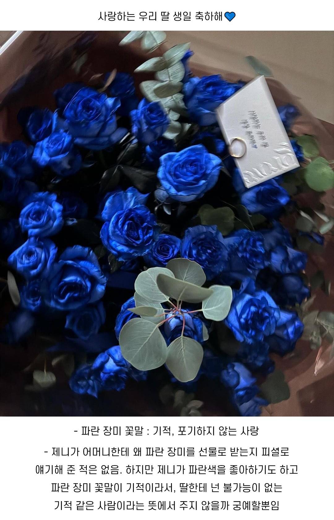 BLACKPINK's JENNIE's present from her mother every birthday