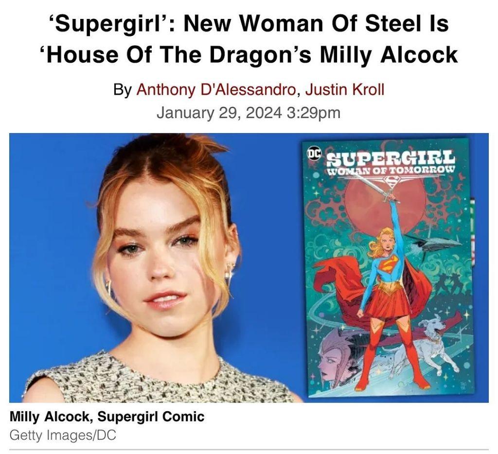 DCU's new Supergirl