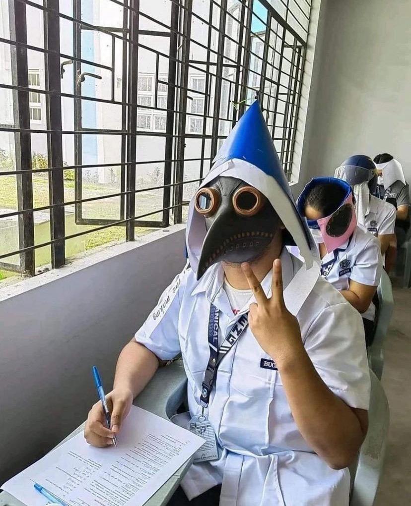 A Philippine university asked me to prepare an anti-cheating hat