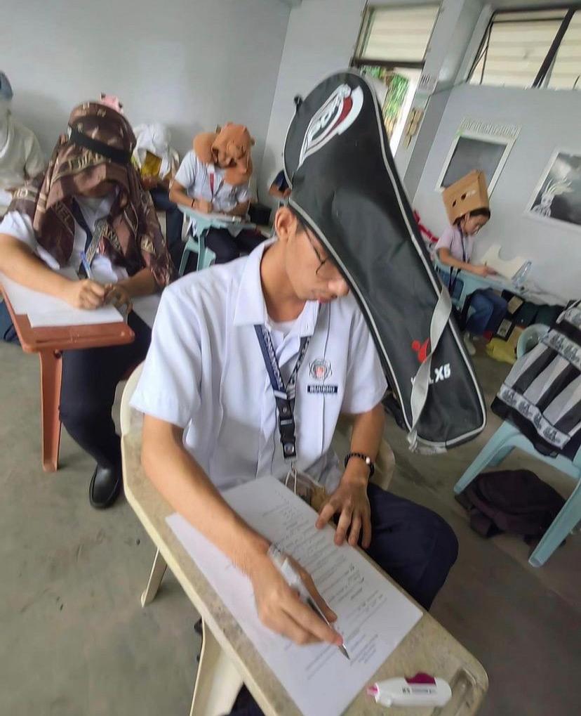 A Philippine university asked me to prepare an anti-cheating hat