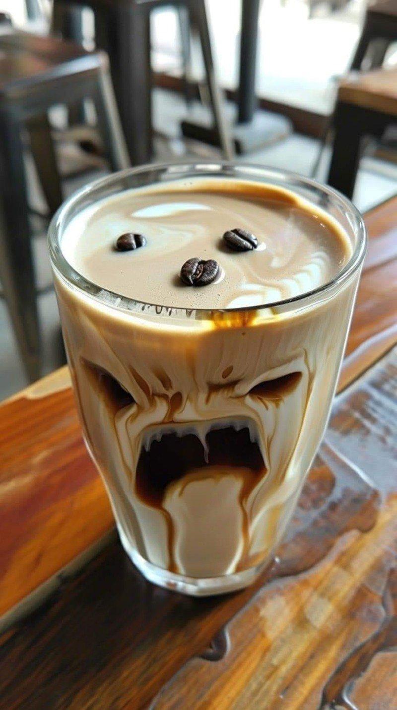 Latte art should be like this