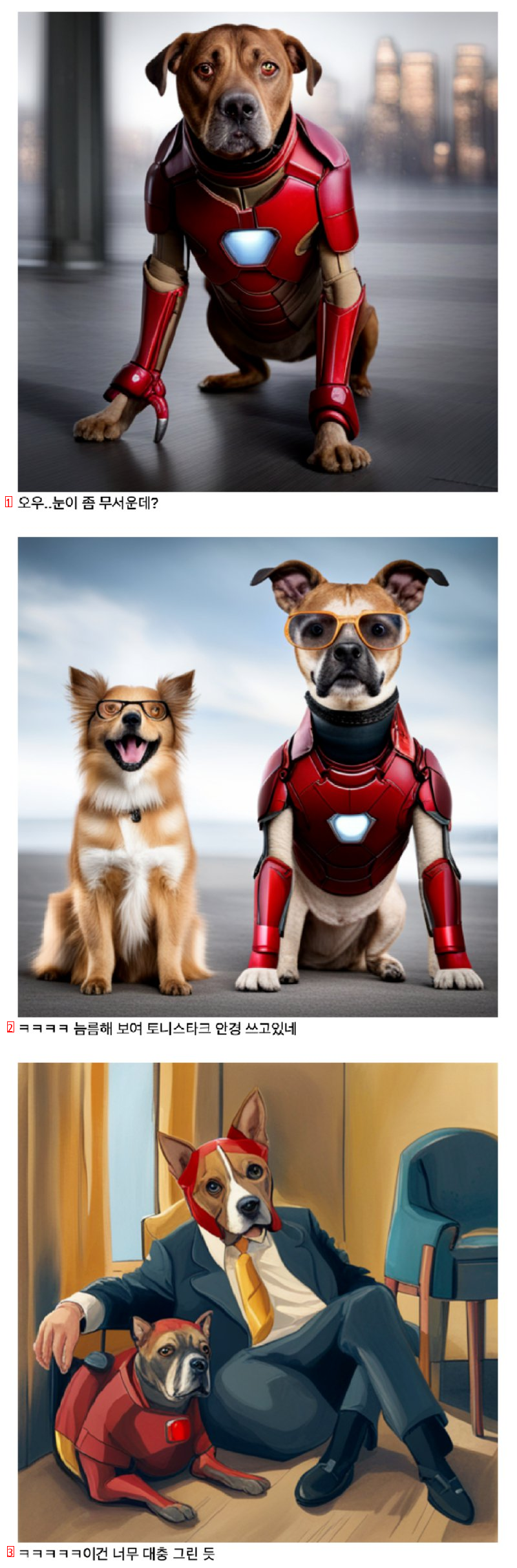 Draw me a puppy who became Iron Man.jpg