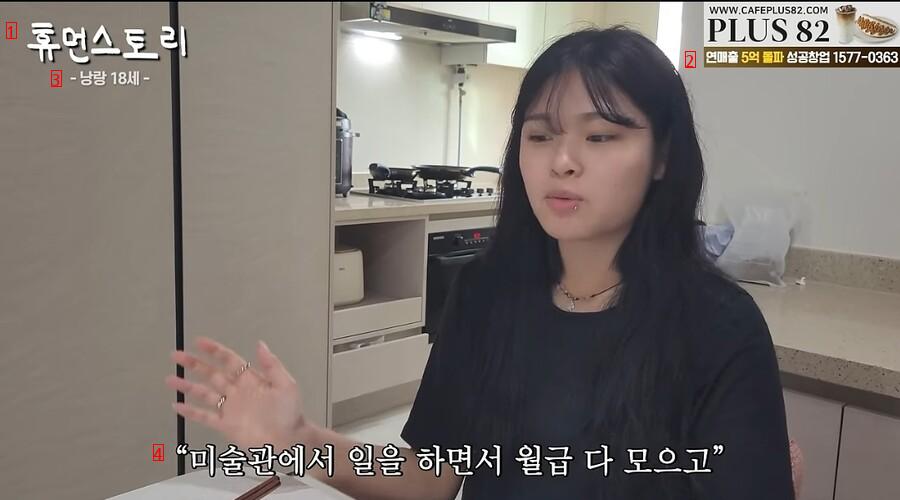 A high school girl who dropped out of school and started a cafe and earned 1,000 won a month