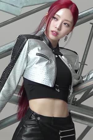 ITZY taking a world tour poster. ITZY's Yuna GIF