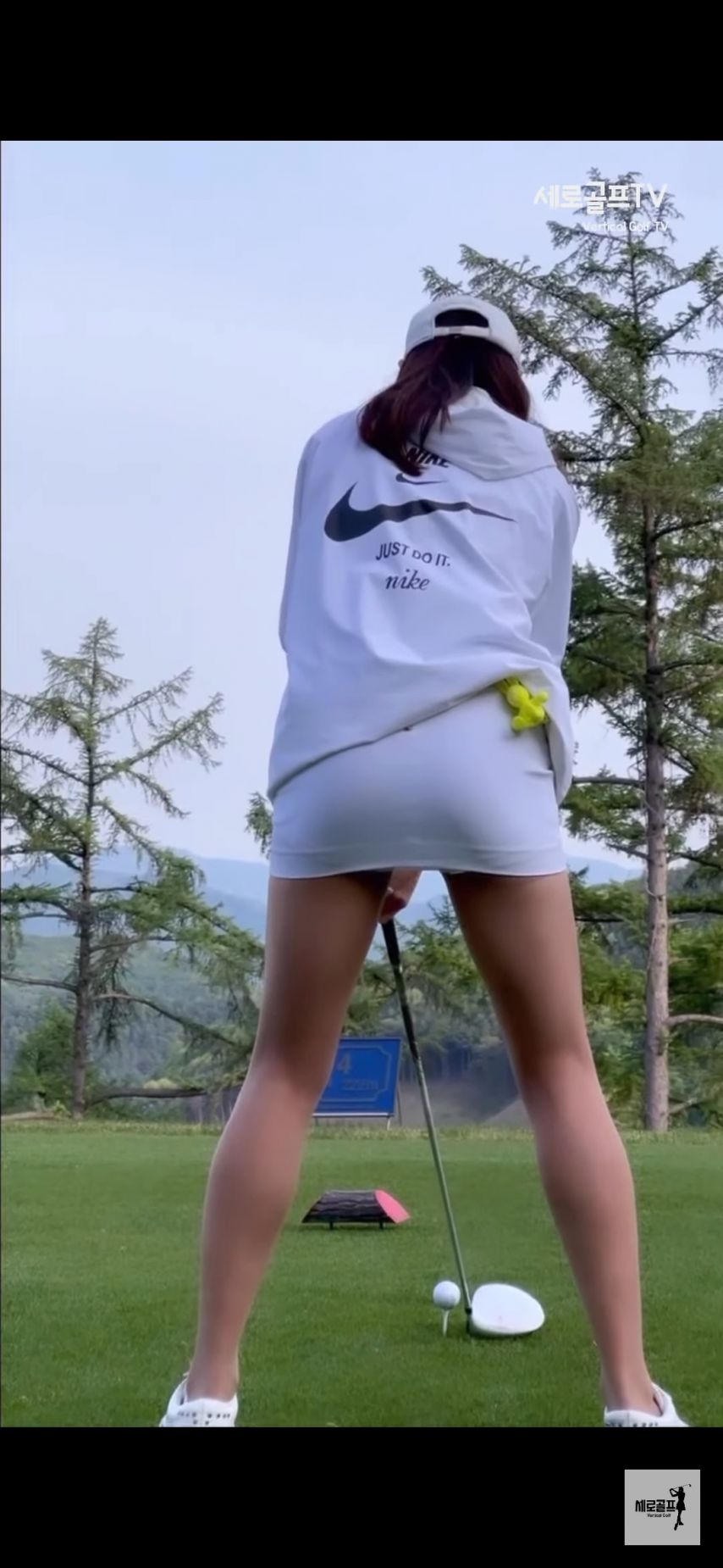 The body shape of female professional golf players these days
