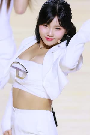 White tube top trib soeun gif