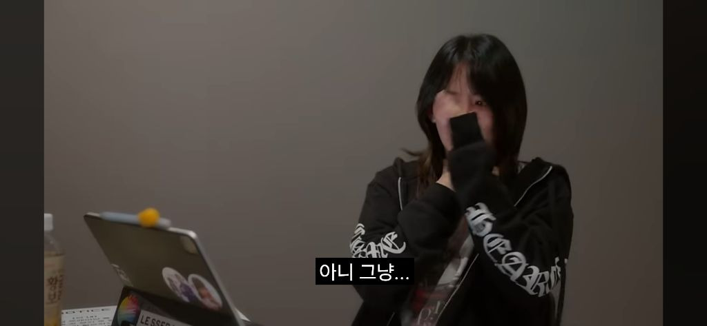 Sakura crying in the recently released Le Seraphim documentary