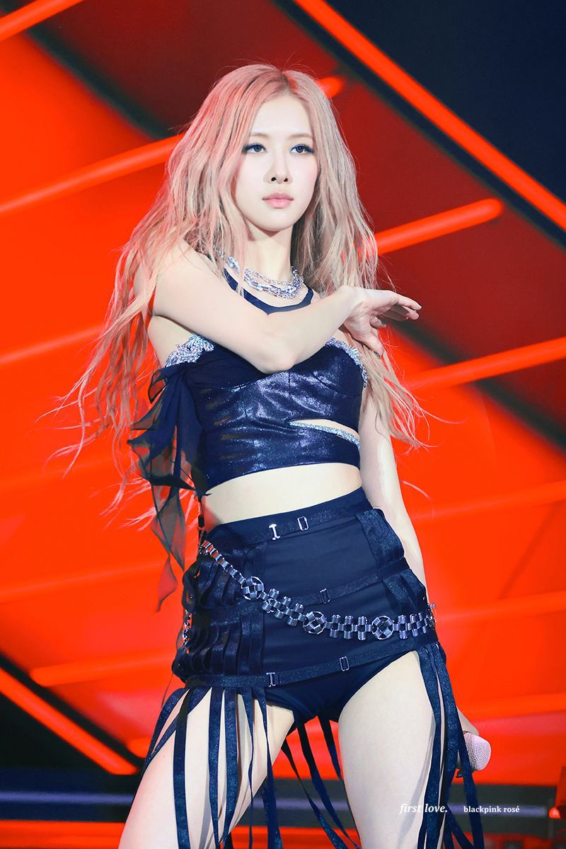 2023 Coachella Blackpink Rosé slim sleeveless armpits