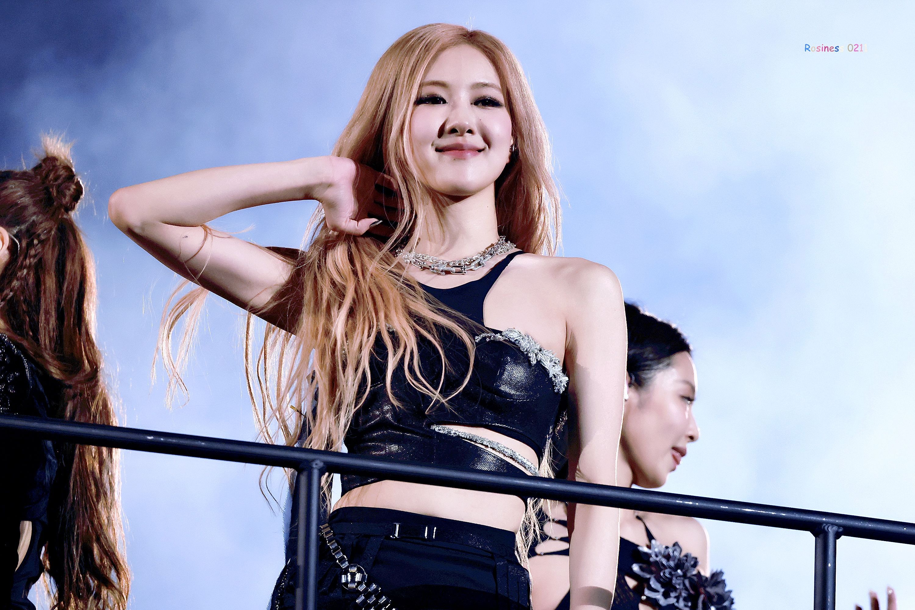 2023 Coachella Blackpink Rosé slim sleeveless armpits