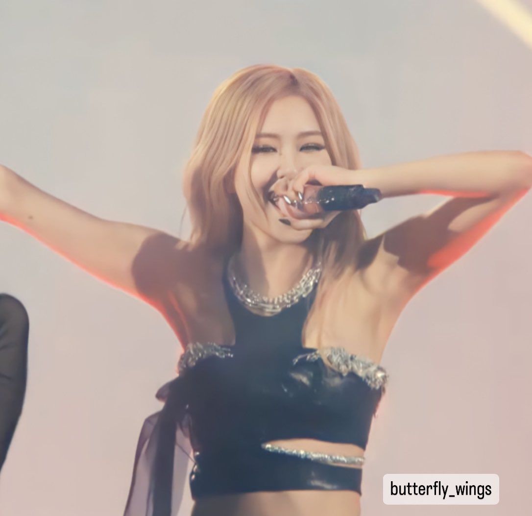 2023 Coachella Blackpink Rosé slim sleeveless armpits