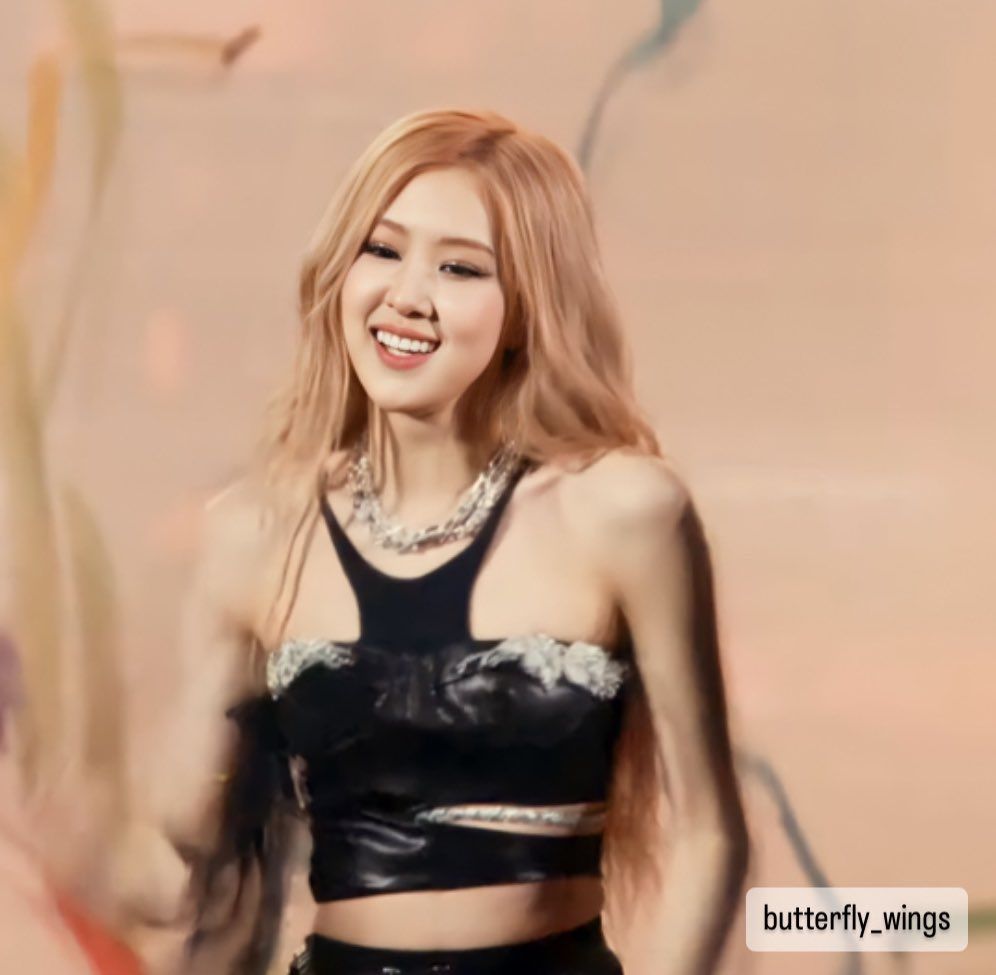 2023 Coachella Blackpink Rosé slim sleeveless armpits