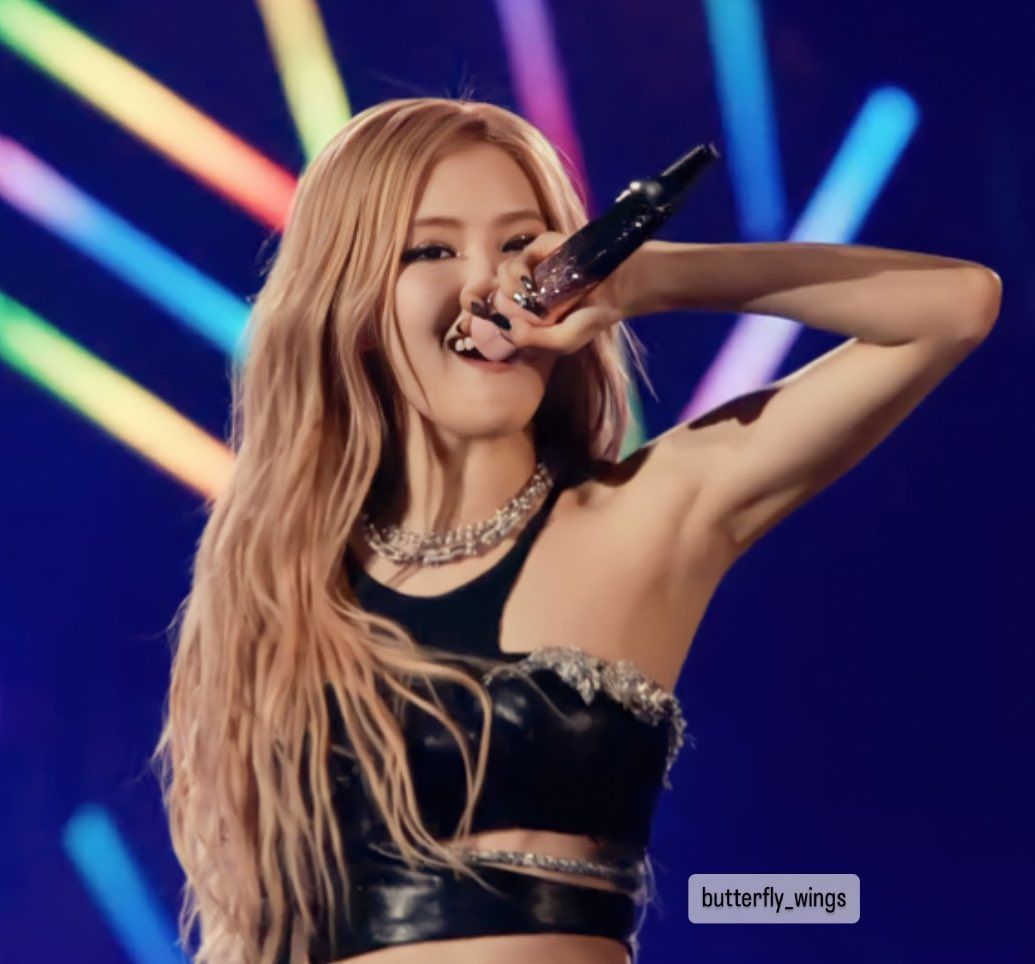 2023 Coachella Blackpink Rosé slim sleeveless armpits