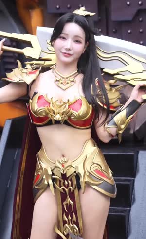 (SOUND)Model Yun Seol-hwa Mir 2 Cosplay