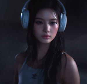 Nmix Seolyun teaser video that looks like a game character