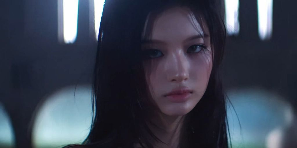 Nmix Seolyun teaser video that looks like a game character