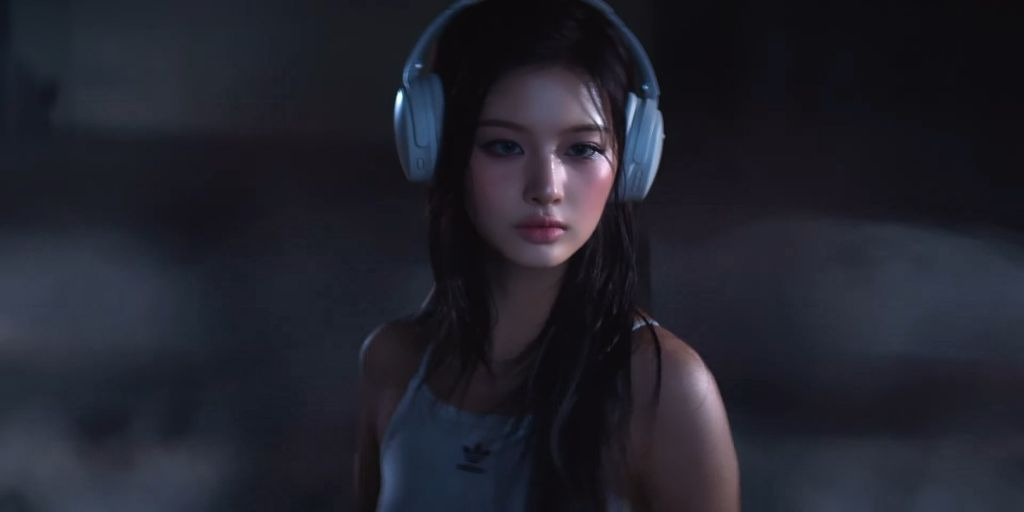 Nmix Seolyun teaser video that looks like a game character