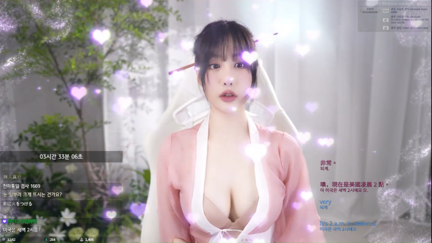 Chijijik Muntuya bra with fairy concept and cleavage sticking out