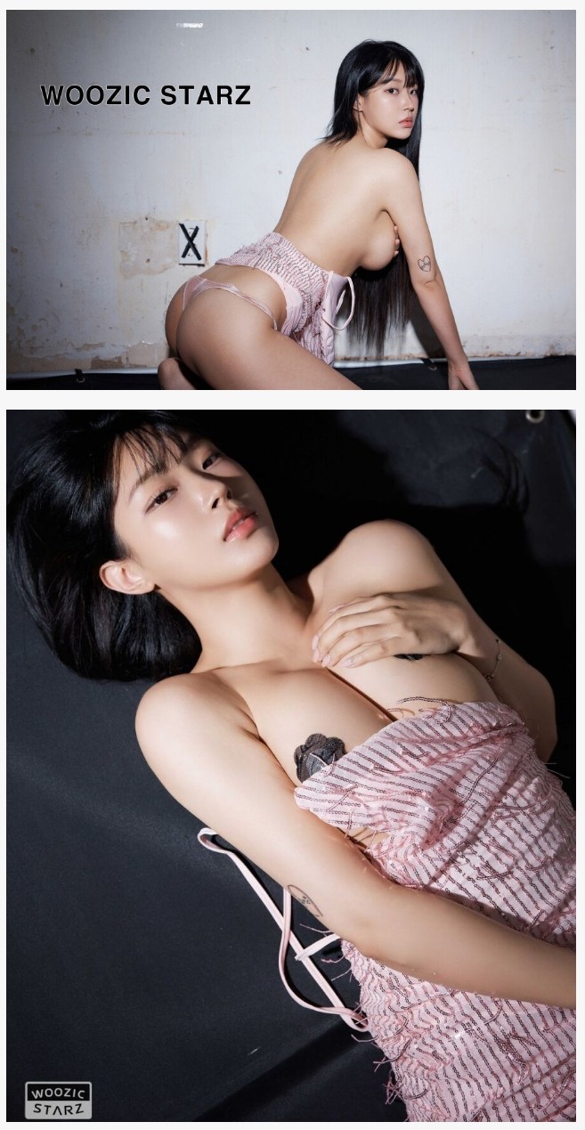 (SOUND)Kim Gap-joo's sensual pink halterneck pictorial revealed