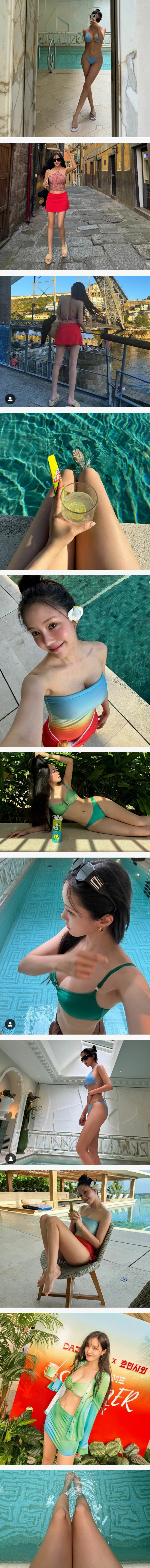 Girl group's perfect body shines in bikini