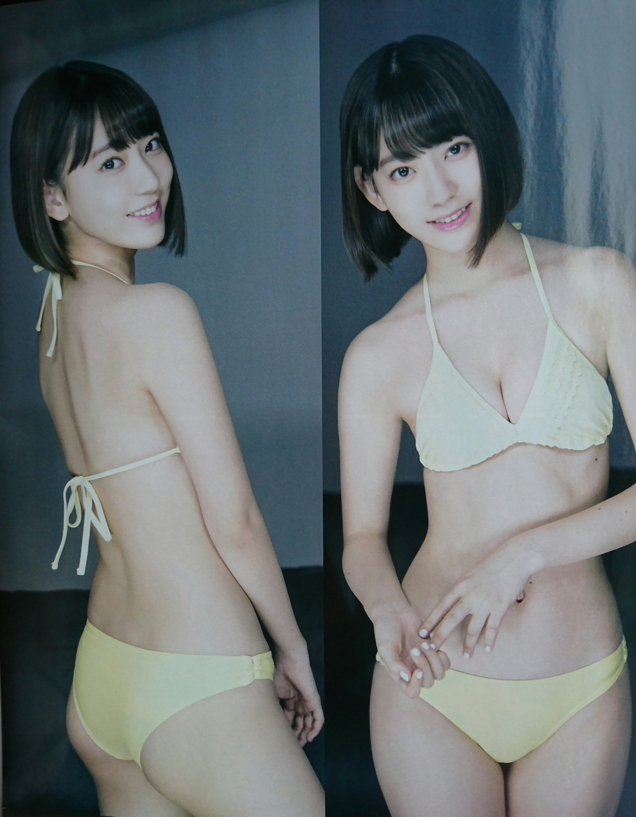 Seraphim Sakura's gravure lingerie cleavage during her Japanese activities