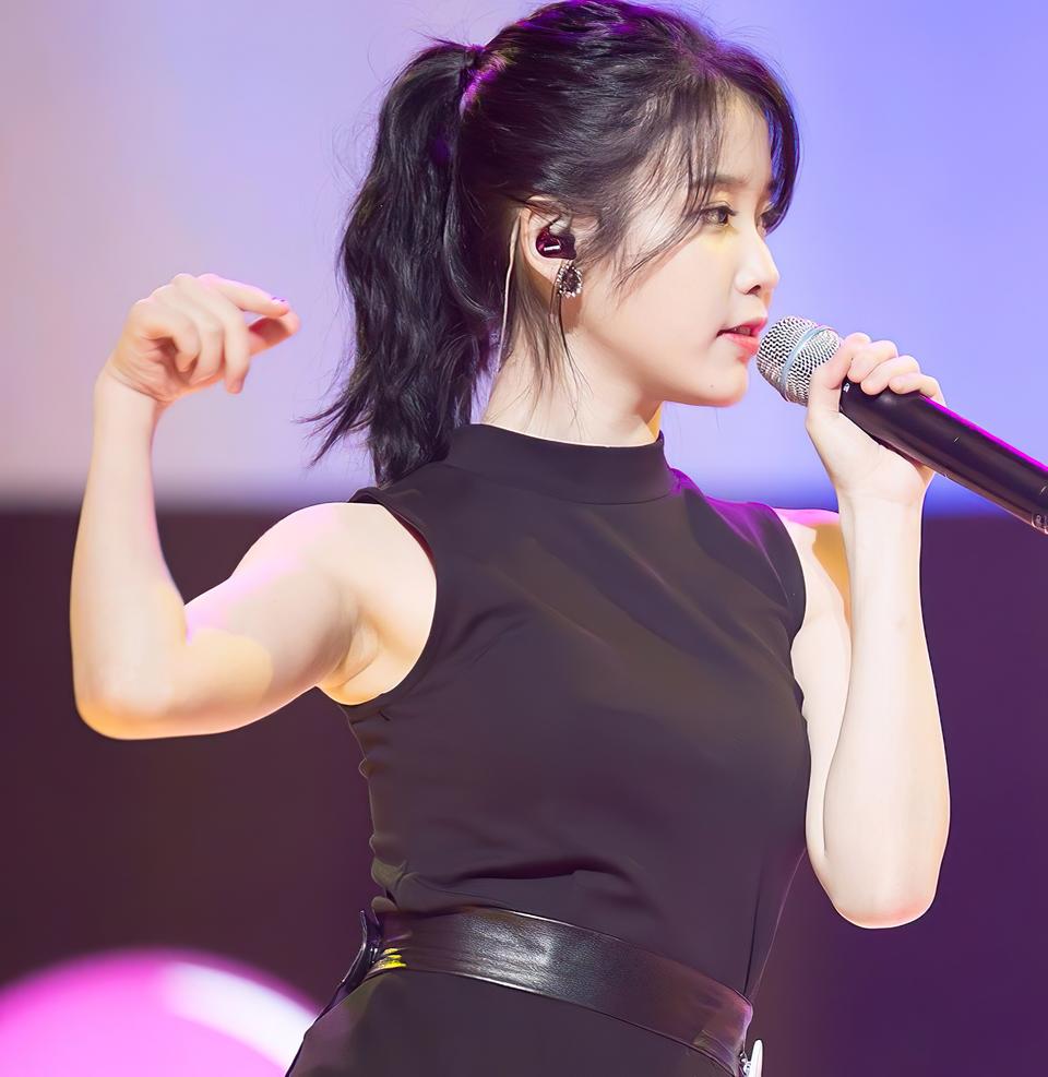 Collection of IU carefully selected armpit exposure