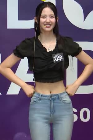 Jeans fit Triple S Jiwoo GIF