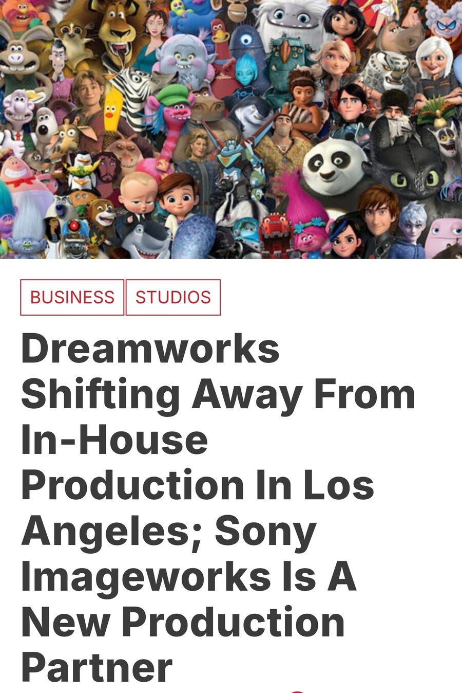 DreamWorks' last flame update