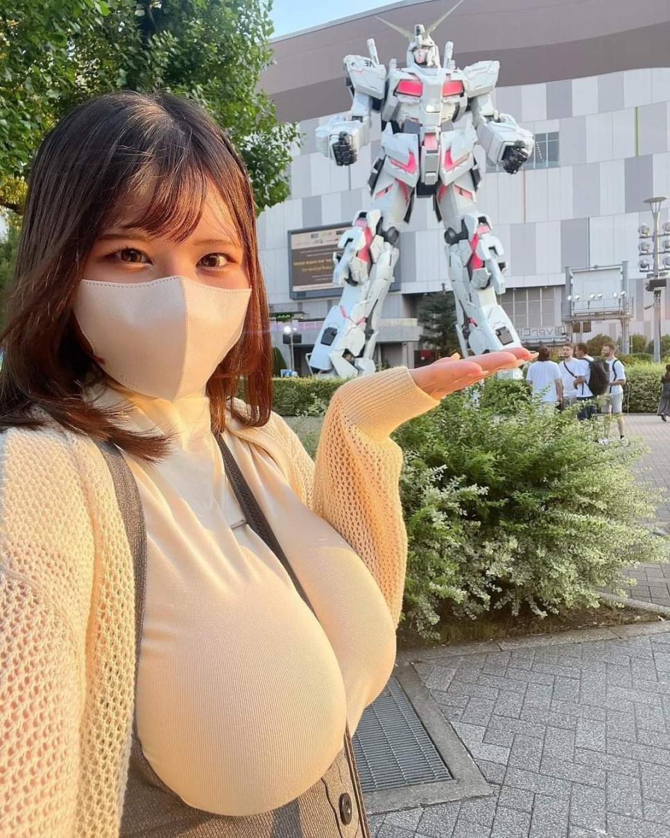 Gundam boasts an enormous size